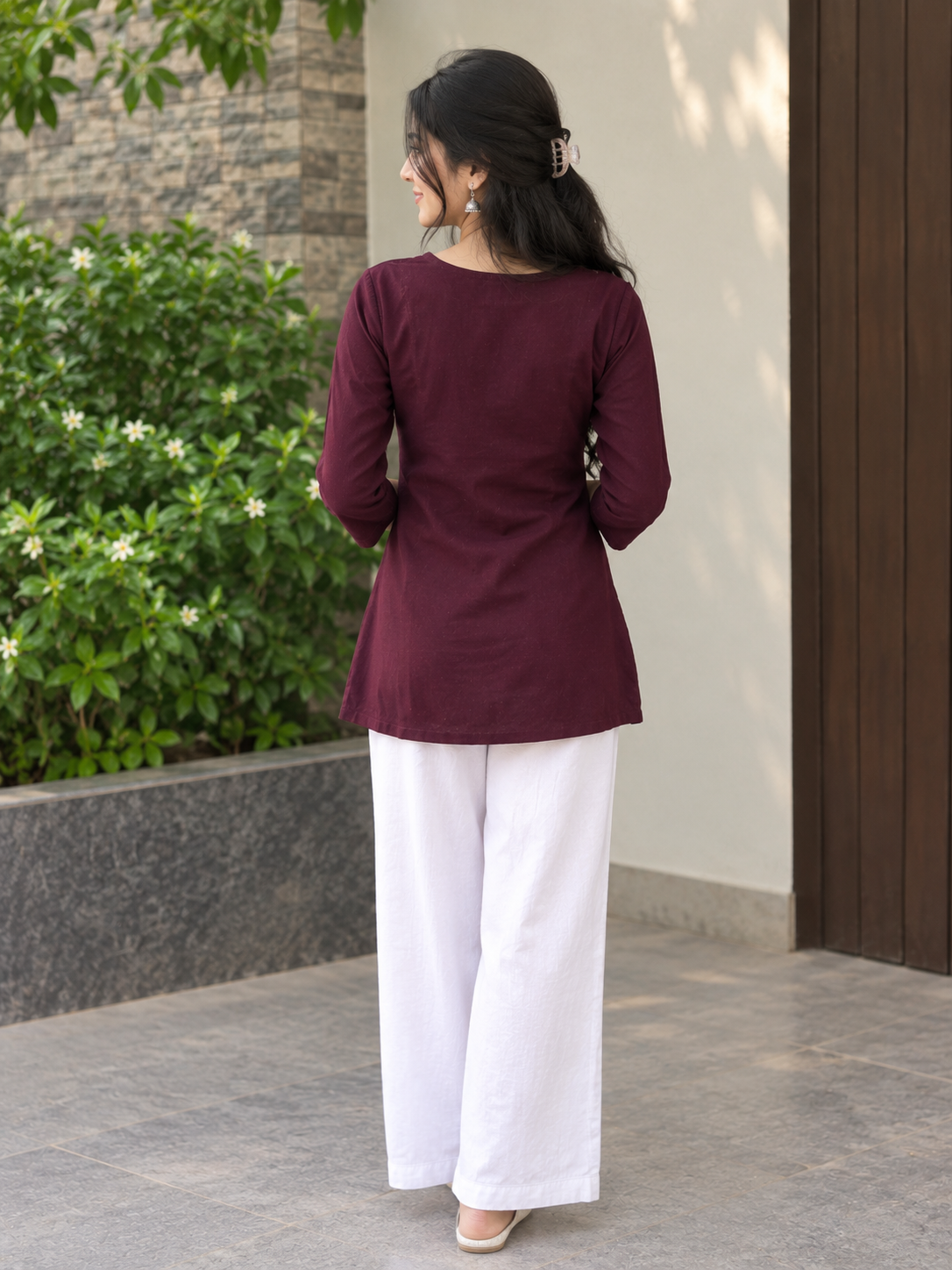 Women's Cotton Embroidery Design Short Kurti For Casual & Daily Wear