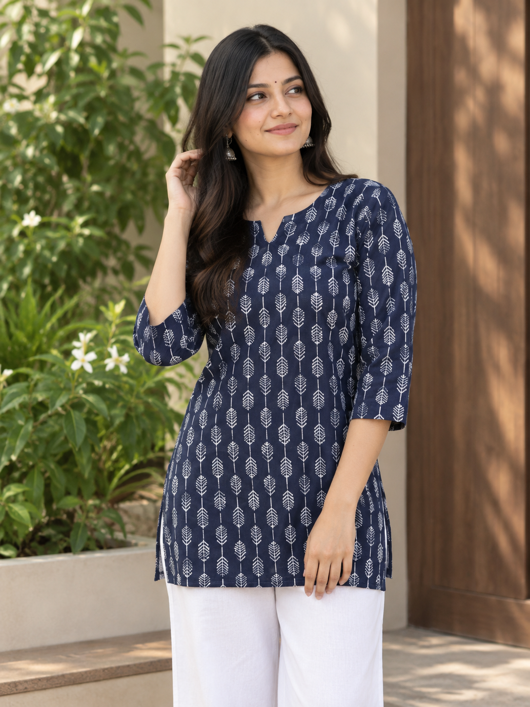Women Printed Daily Wear Tunic Kurta