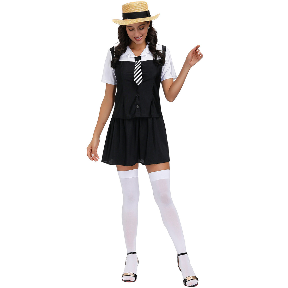 Halloween Costume JK Uniform Role Play Uniform Casual Stage Wear COS Themed Party Outfit