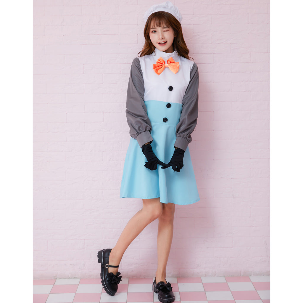 Frozen Olaf Halloween Costume Cosplay Winter Love Song Anime Snowman Maid Outfit